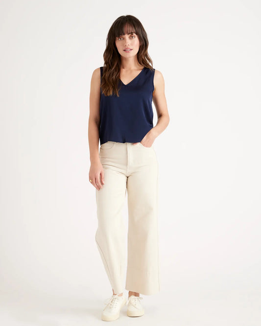 Washable Stretch Silk Tank - US 7526