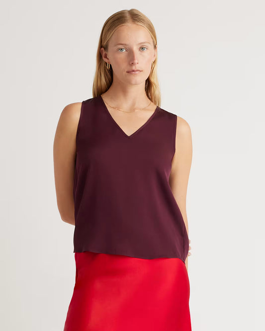 Washable Stretch Silk Tank - US 5933