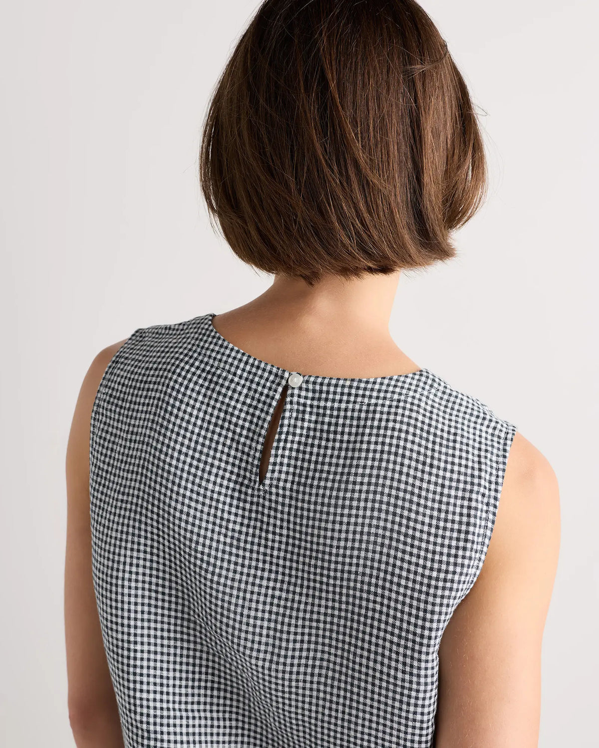 100% European Linen Tank - US 4157