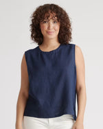 100% European Linen Tank - US 3451