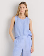 100% European Linen Tank - US 9535