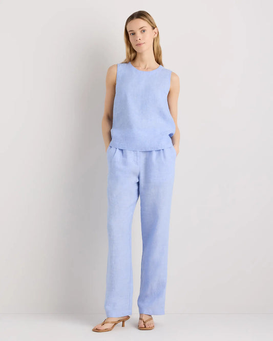 100% European Linen Tank - US 9535