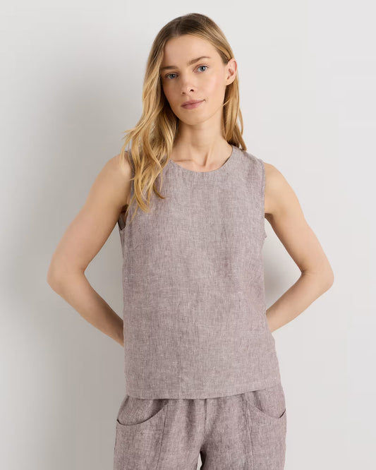 100% European Linen Tank - US 6069