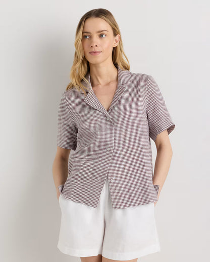 100% European Linen Short Sleeve Shirt - US 2011