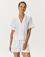 100% European Linen Short Sleeve Shirt - US 1287