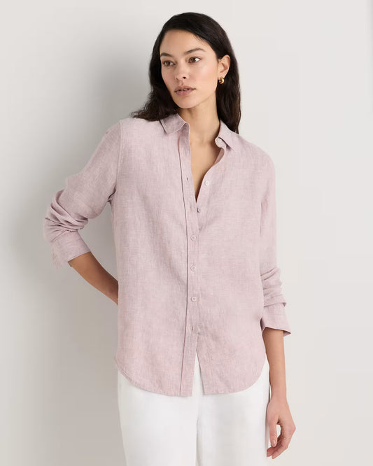 100% European Linen Long Sleeve Shirt - US 3265