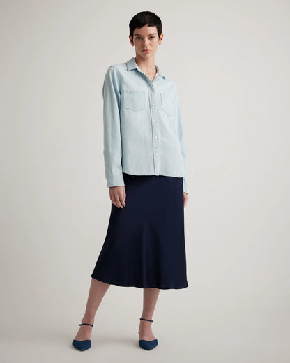 Distressed Denim Shirt - US 2348