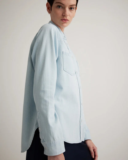 Distressed Denim Shirt - US 2348