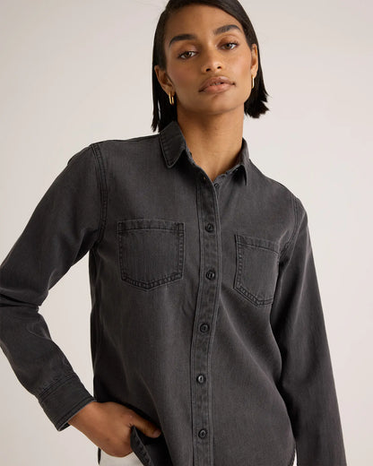 Distressed Denim Shirt - US 3957