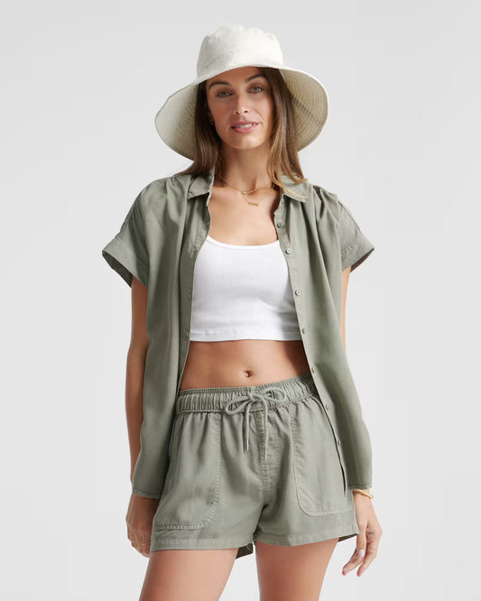 Vintage Wash Tencel Camp Shirt - US 2784