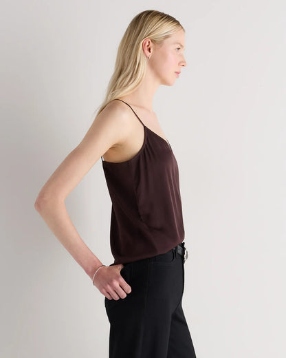 Washable Stretch Silk V-Neck Cami - US 9870