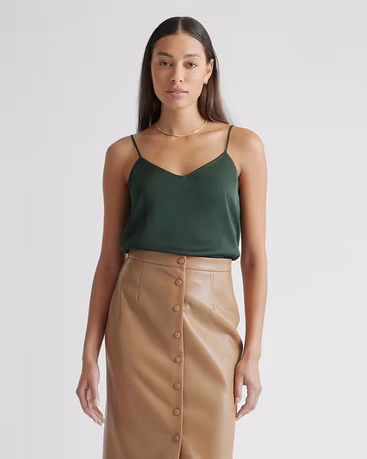 Washable Stretch Silk V-Neck Cami - US 2575