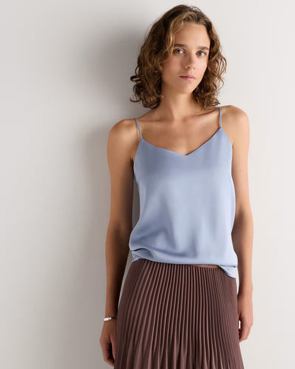 Washable Stretch Silk V-Neck Cami - US 8518