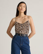 Washable Stretch Silk V-Neck Cami - US 5684