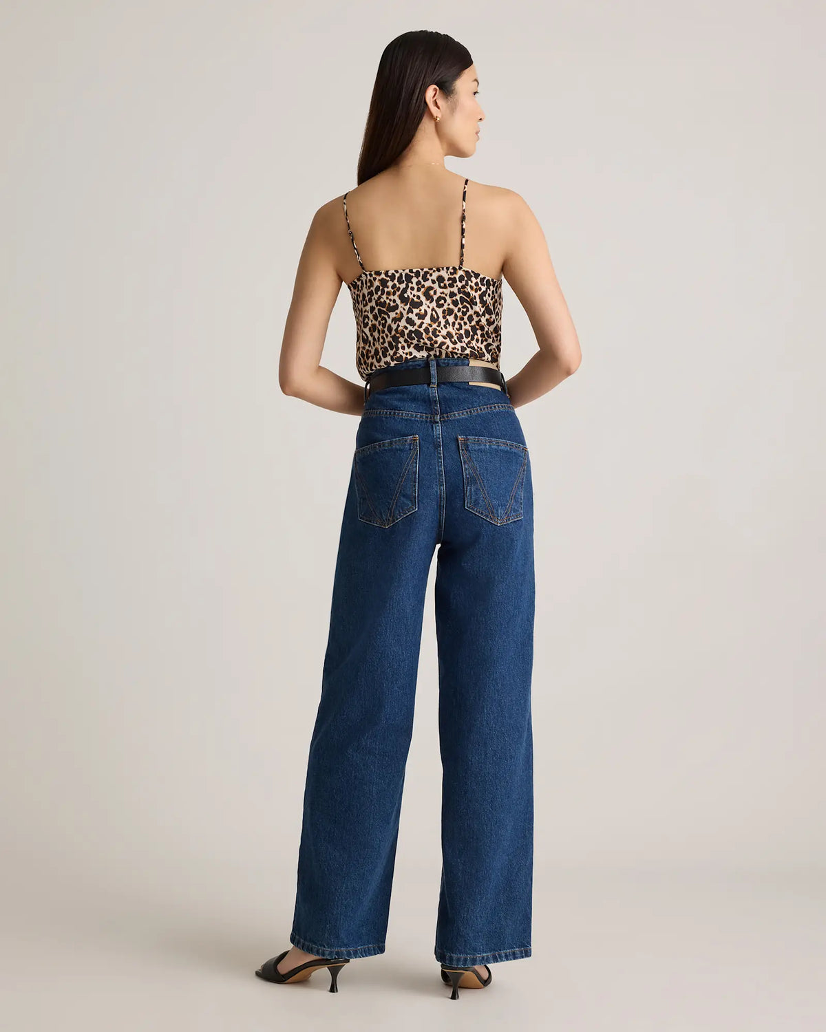 Washable Stretch Silk V-Neck Cami - US 5684