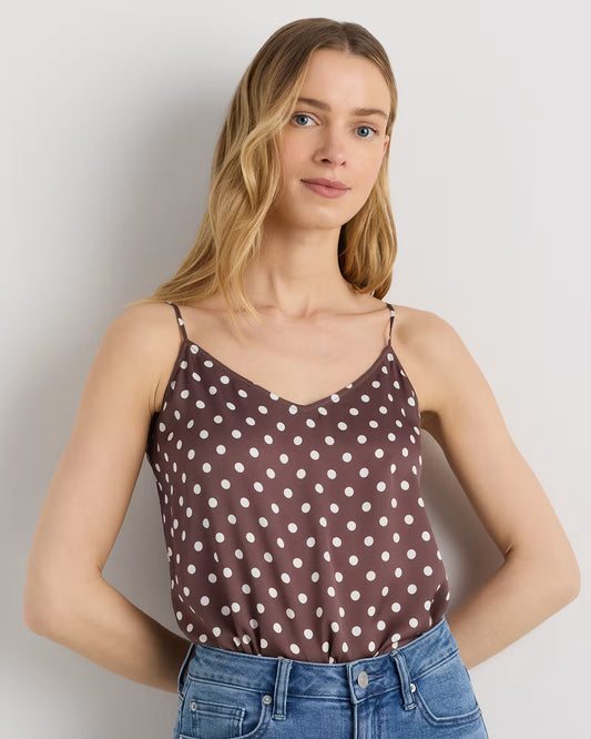 Washable Stretch Silk V-Neck Cami - US 0849
