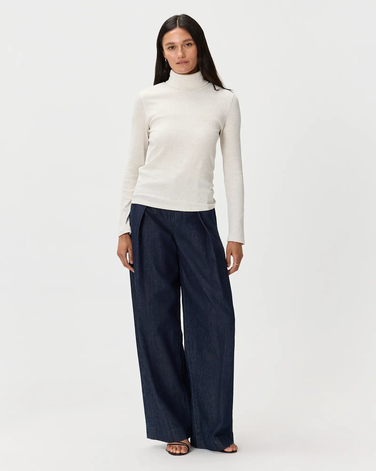 Organic Cotton Micro-Rib Turtleneck - US 7093