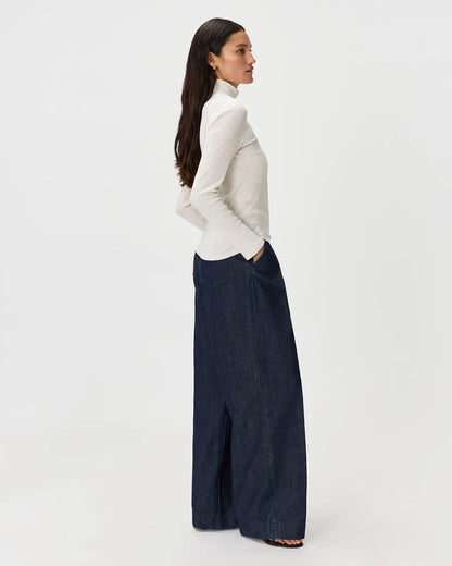 Organic Cotton Micro-Rib Turtleneck - US 7093