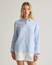 Bayside Stripe Blue/White