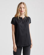 Washable Stretch Silk Dolman Sleeve Blouse - US 0885