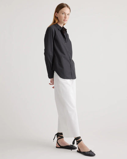 100% Organic Cotton Poplin Long Sleeve Shirt - US 3727