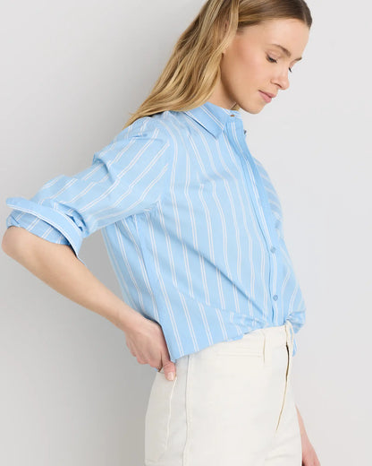 100% Organic Cotton Poplin Long Sleeve Shirt - US 7944