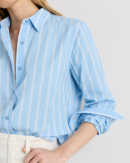 100% Organic Cotton Poplin Long Sleeve Shirt - US 7944
