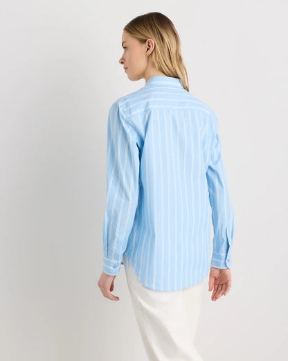 100% Organic Cotton Poplin Long Sleeve Shirt - US 7944