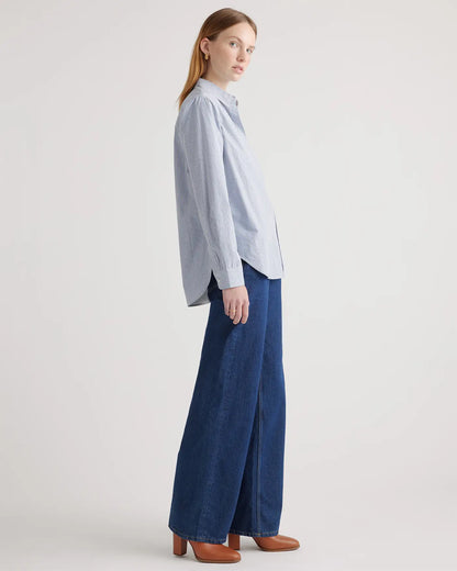 100% Organic Cotton Poplin Long Sleeve Shirt - US 4351