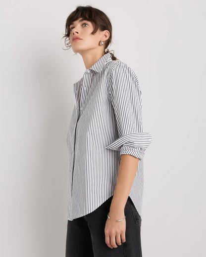 100% Organic Cotton Poplin Long Sleeve Shirt - US 0229