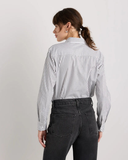 100% Organic Cotton Poplin Long Sleeve Shirt - US 0229