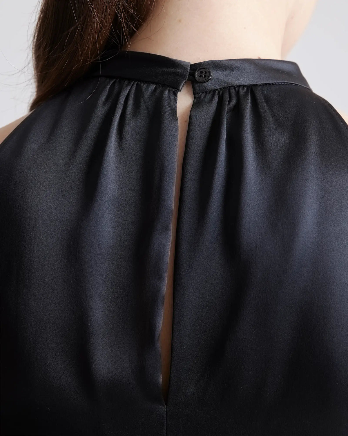 100% Washable Silk Halter Top - US 3885