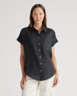100% European Linen Camp Shirt - US 0691