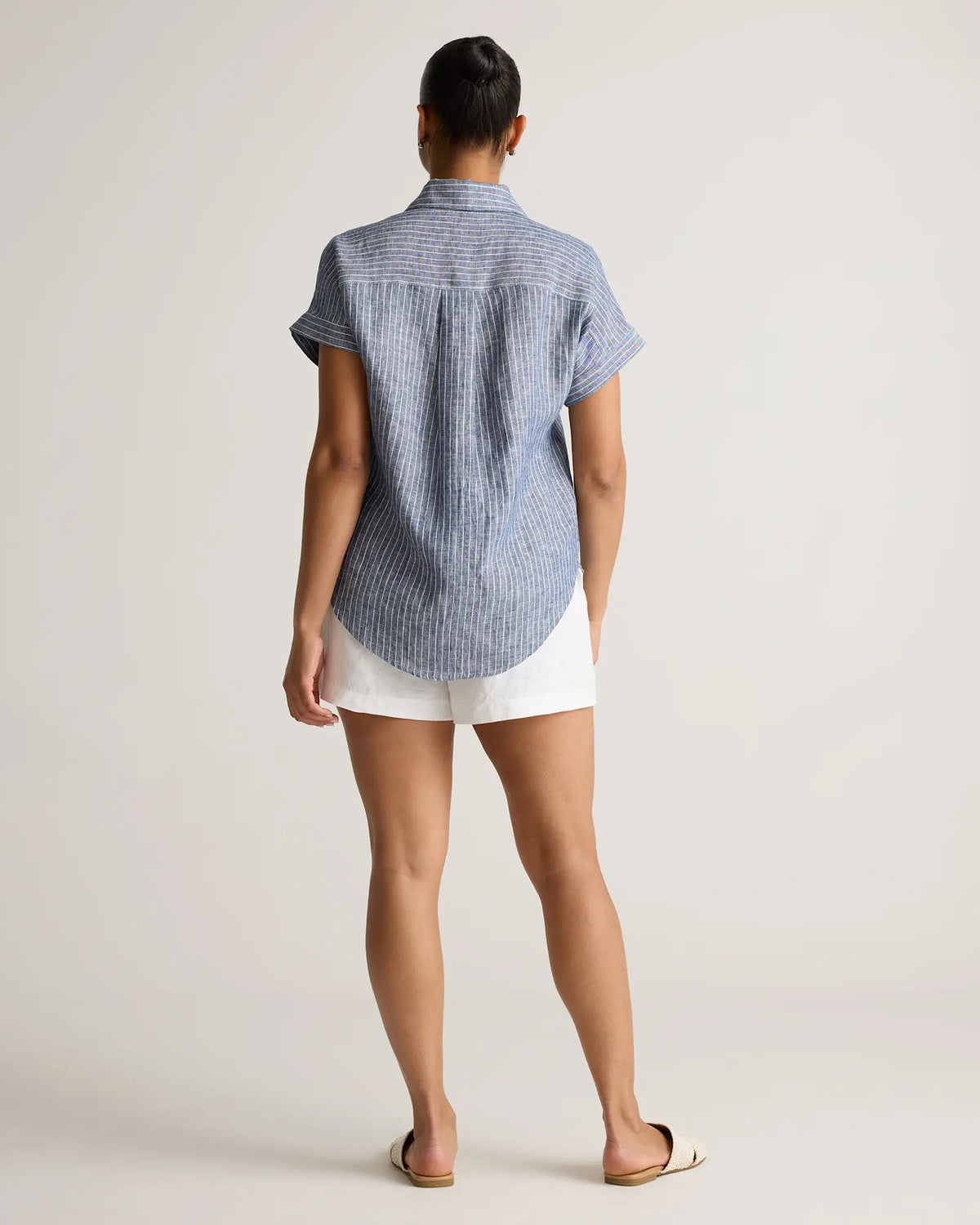 100% European Linen Camp Shirt - US 7593