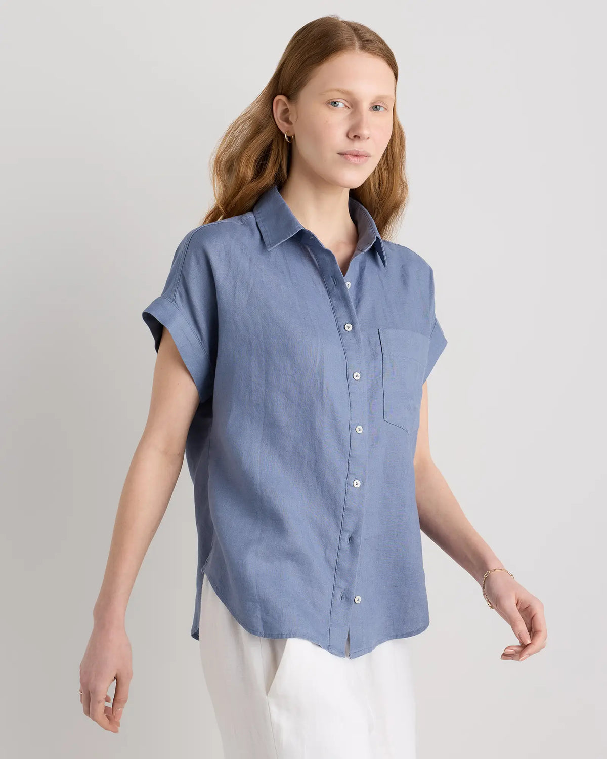 100% European Linen Camp Shirt - US 2881
