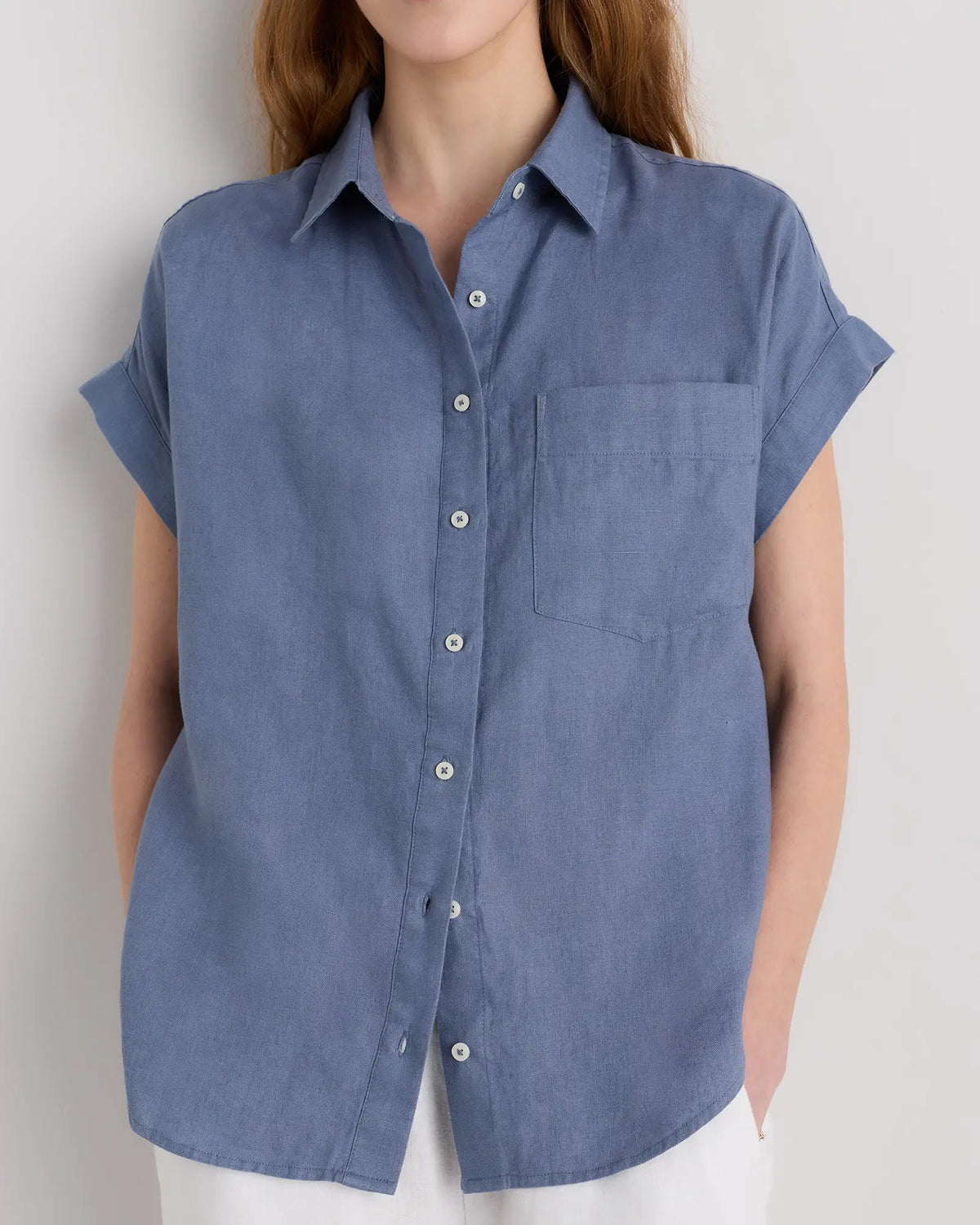 100% European Linen Camp Shirt - US 2881