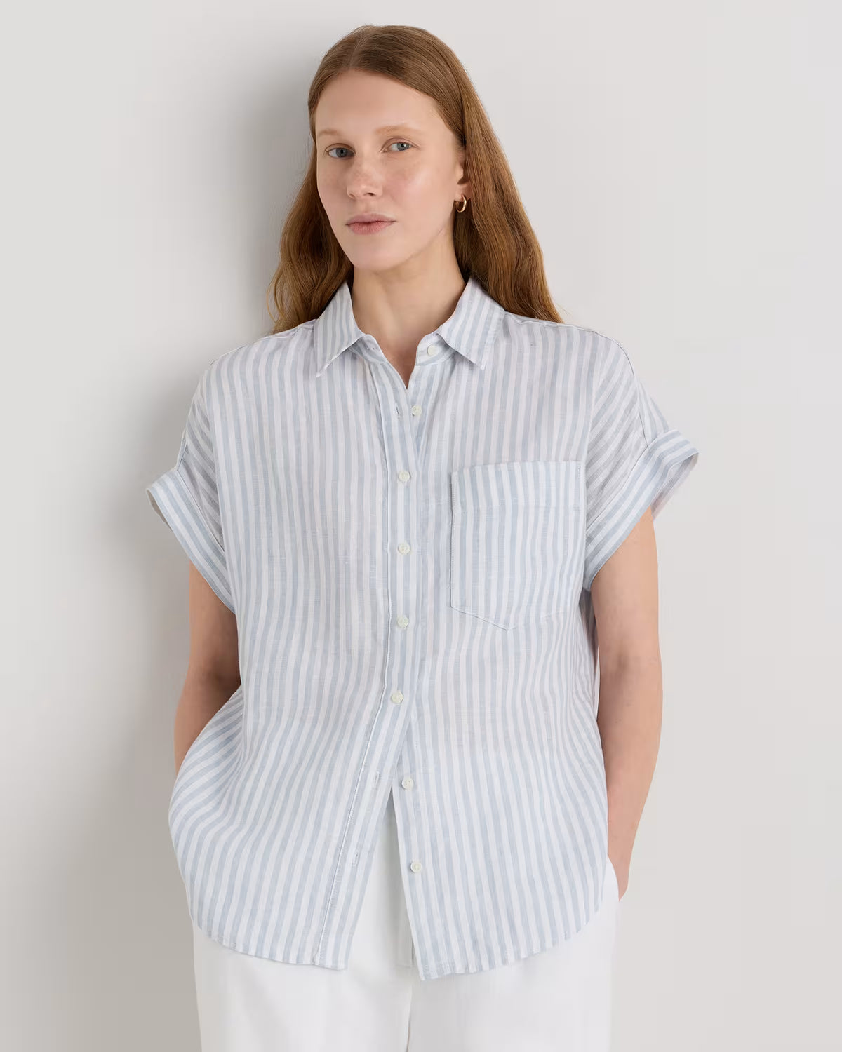 100% European Linen Camp Shirt - US 7172