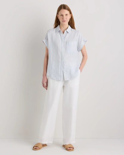 100% European Linen Camp Shirt - US 7172