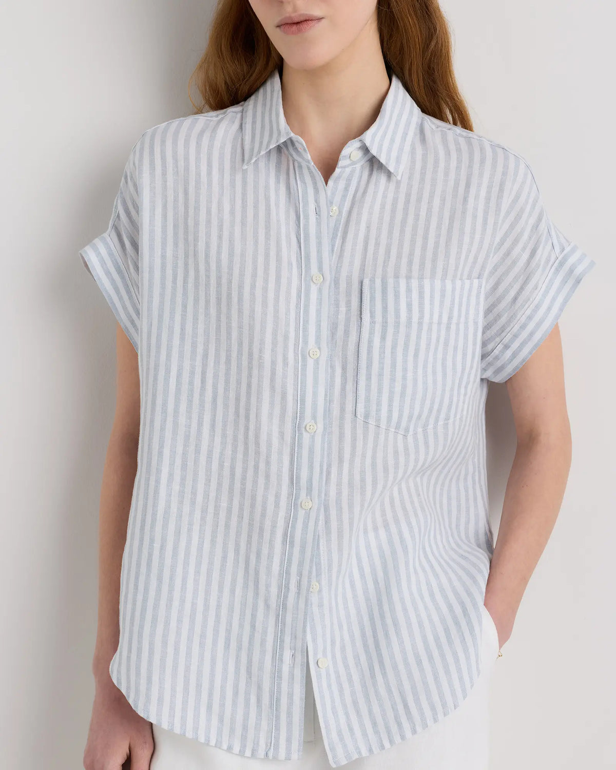 100% European Linen Camp Shirt - US 7172