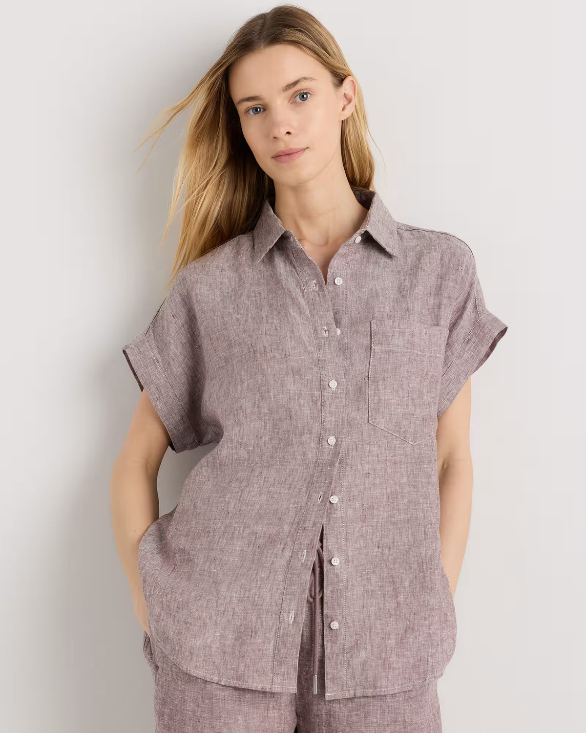 100% European Linen Camp Shirt - US 9131