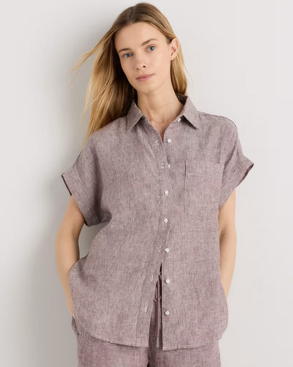 100% European Linen Camp Shirt - US 9131