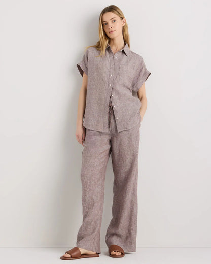100% European Linen Camp Shirt - US 9131