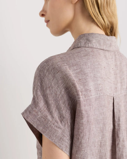 100% European Linen Camp Shirt - US 9131