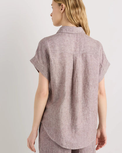 100% European Linen Camp Shirt - US 9131