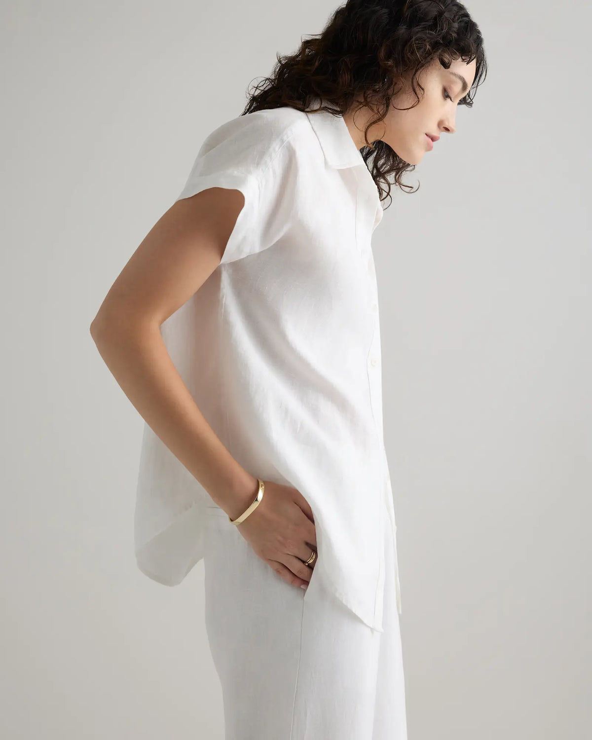 100% European Linen Camp Shirt - US 2199