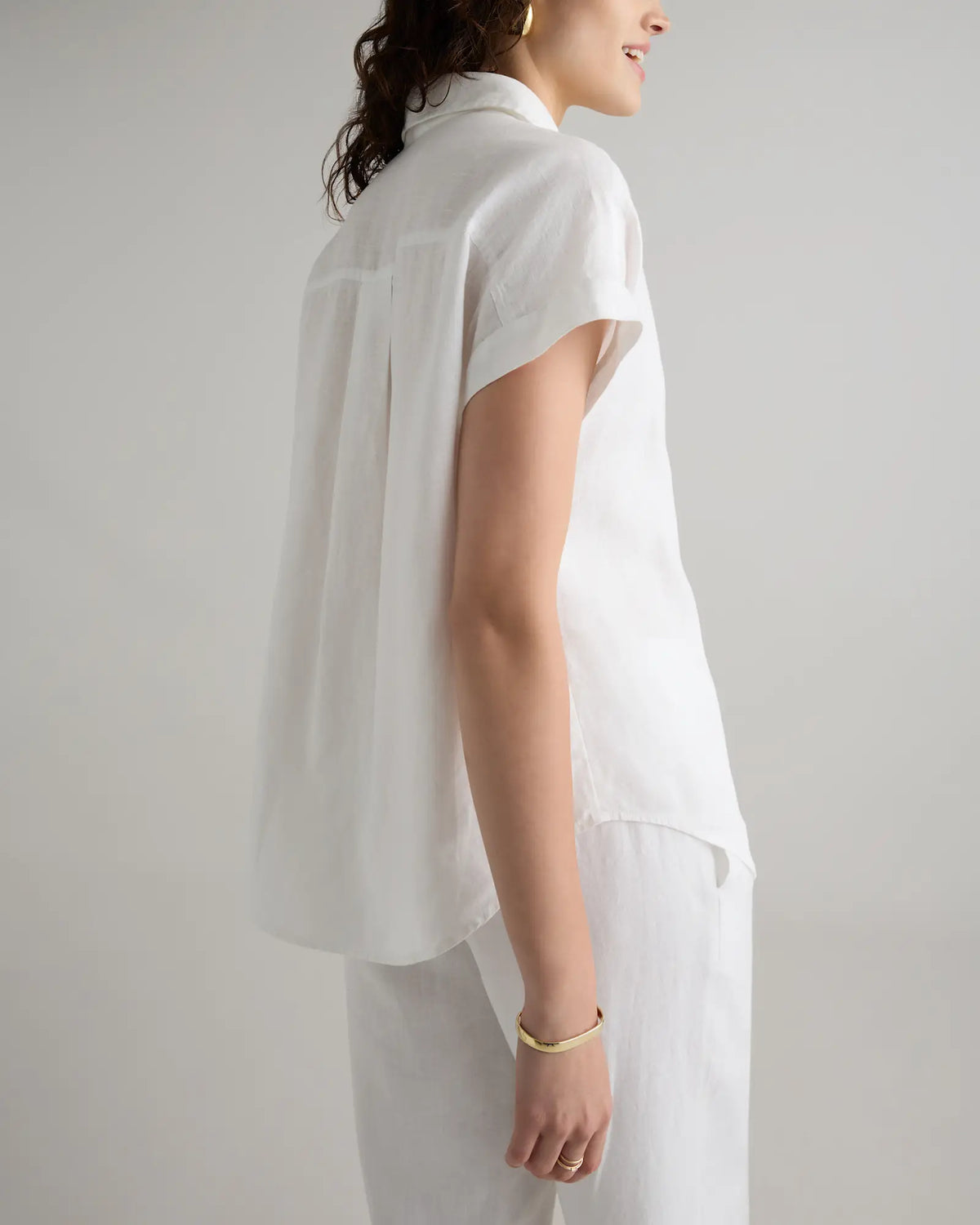 100% European Linen Camp Shirt - US 2199