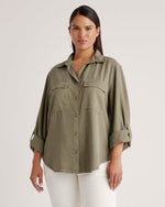 Vintage Wash Tencel Utility Shirt - US 7899