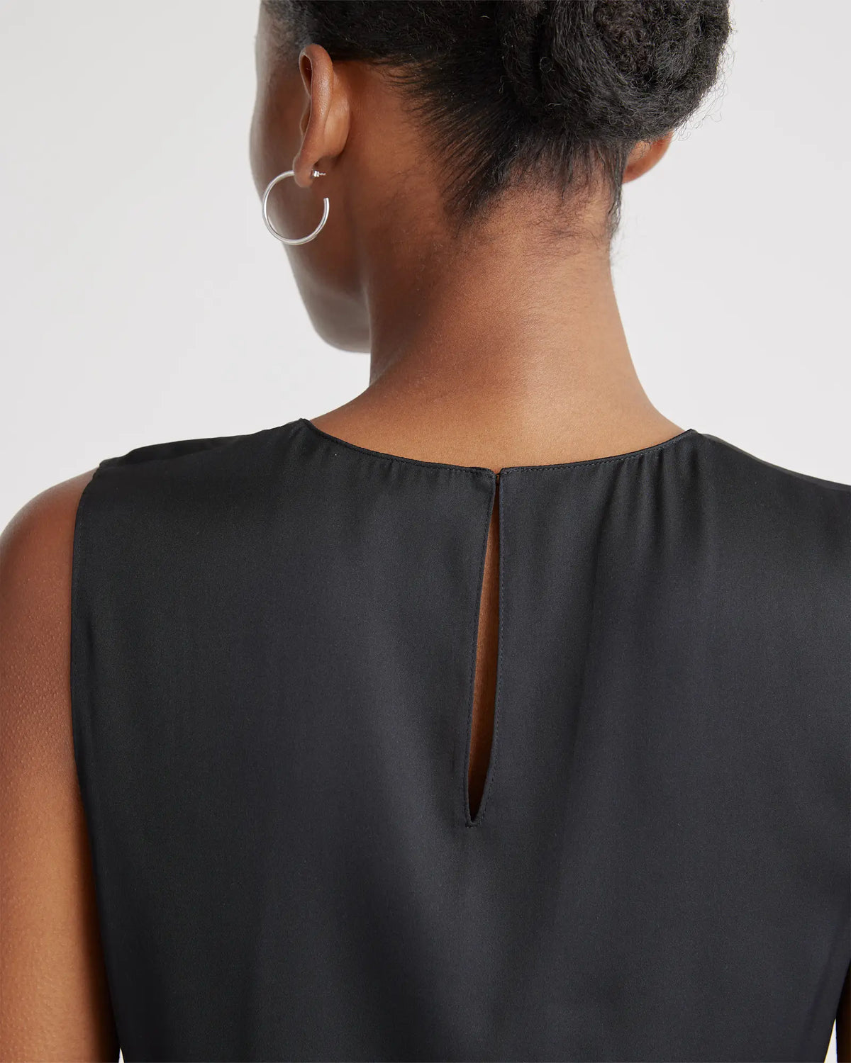 Washable Stretch Silk Shell Tank - US 1084