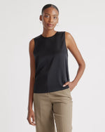 Washable Stretch Silk Shell Tank - US 1084