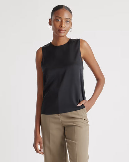 Washable Stretch Silk Shell Tank - US 1084